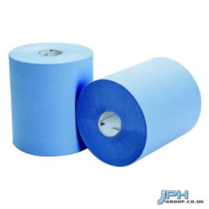 NORTH SHORE IMPRESSIONS 4246 BLUE HAND TOWEL X 6 ROLLS