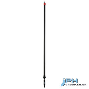 Vikan Aluminium Telescopic Handle, waterfed w/Click Coupling (C), 1600 - 2780 mm, Ø32 mm, Black