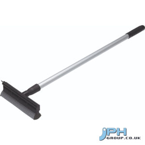Vikan Windscreen Scraper w/Sponge & Telescopic Handle, 710 mm, Black