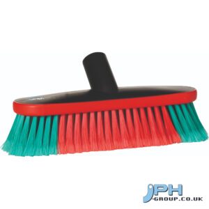 Vikan Vehicle Brush, waterfed, 270 mm, Soft/split, Black