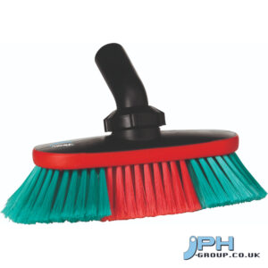 Vikan Vehicle Brush, waterfed, 250 mm, Soft/split, Black