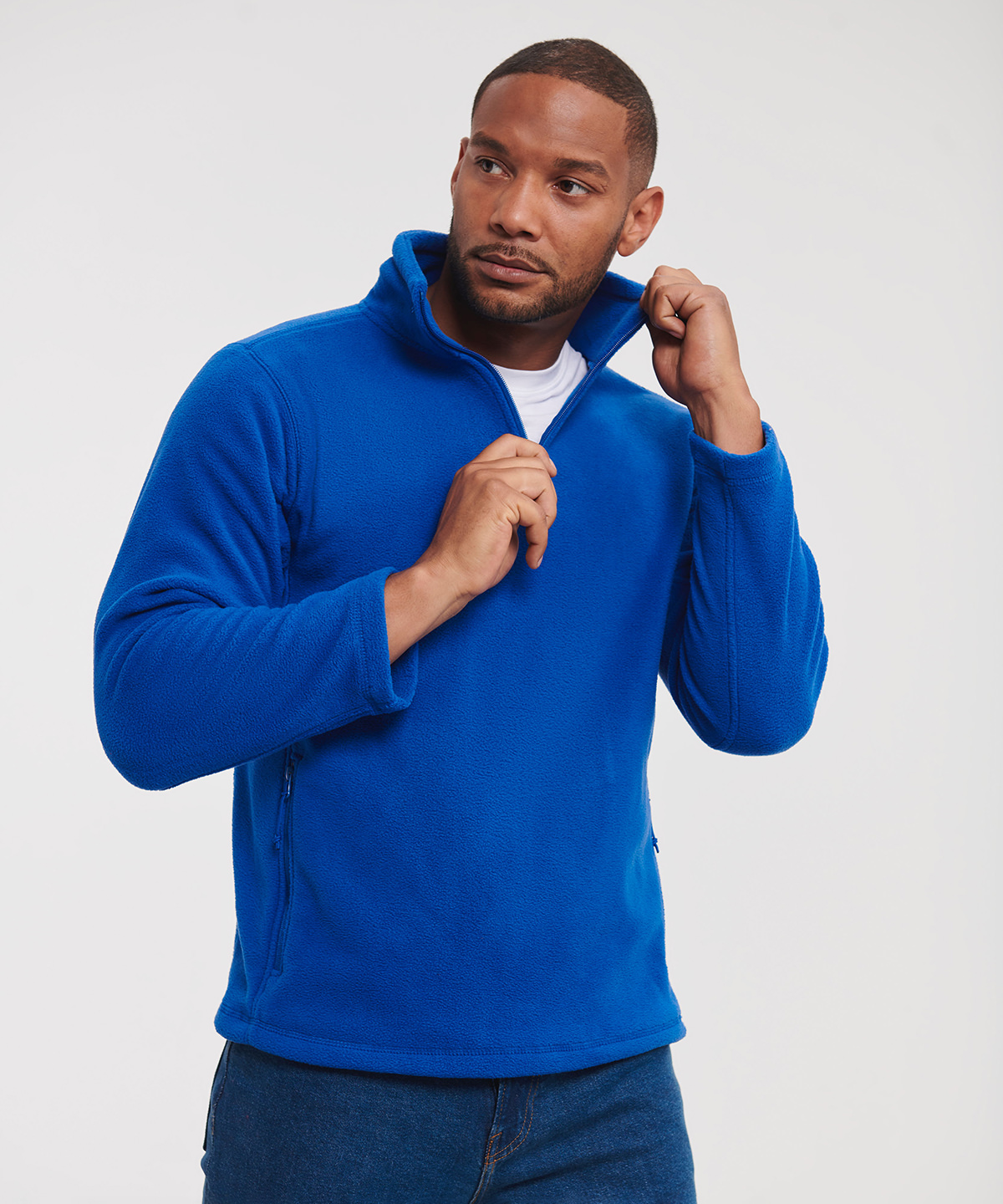 Ľ-zip outdoor fleece