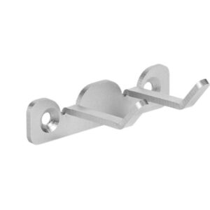 Vikan Double Hook with 2 M5 screw holes, H20mm x W82mm