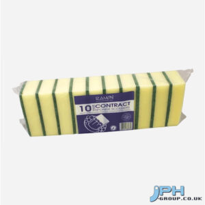 CATERING SPONGE SCOURERS X10