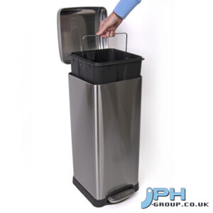 Pedal Bin Stainless Steel Soft Close 30L