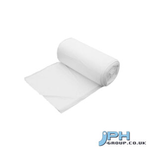 WHITE HEAVY DUTY SWING BIN LINER ON THE ROLL X 500