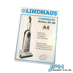 LINDHAUS PACK OF 8 PAPER BAGS & 2 MICRO-FILTERS DYNAMIC