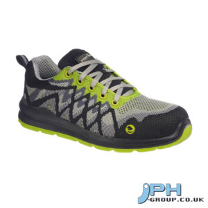 PORTWEST COMPOSITELITE ECO SAFETY TRAINER BLACK/YELLOW
