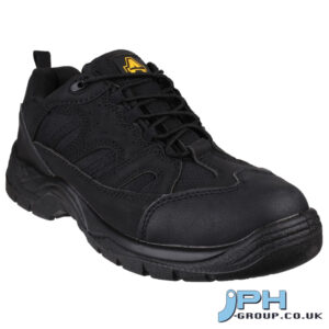 AMBLERS FS214 BLACK VEGAN SAFETY SHOE
