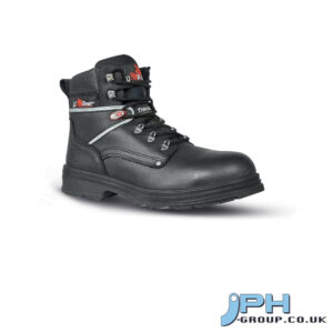 U-POWER PERFORMANCE LEATHER COMPOSITE BLACK BOOT