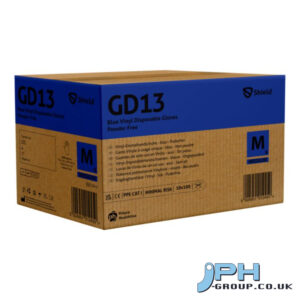 GD13 BLUE VINYL POWDER FREE GLOVE 10 X 100
