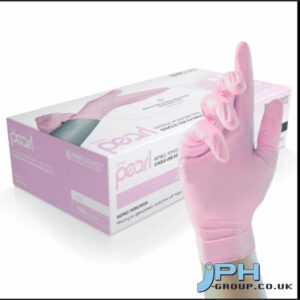 PINK PEARL NITRILE GLOVE POWDER FREE 10 X 100