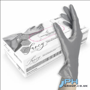 FANCY SILVER NITRILE GLOVE POWDER FREE 10 X 100